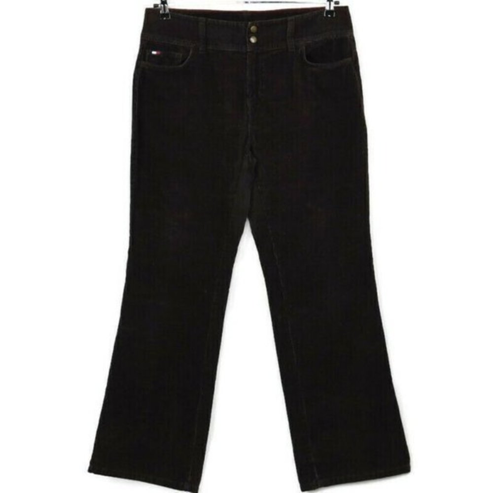 Tommy Hilfiger Corduroy Bootcut Pants Jeans‎ Brown 12 X 31